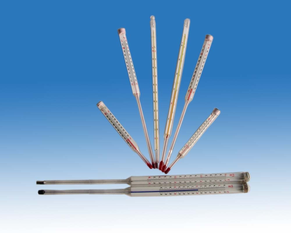 玻璃內(nèi)標式水銀溫度計